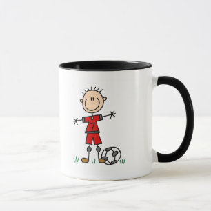 Taza Camisetas y regalos del fútbol del uniforme del