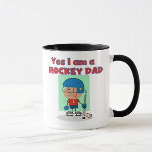 Taza Camisetas y regalos del papá del hockey