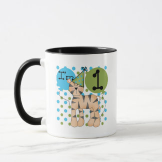 Taza Camisetas y regalos del primer cumpleaños del tigr