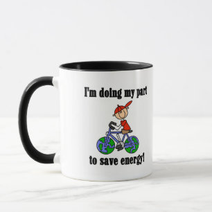 Taza Camisetas y regalos para ahorrar energía y protege