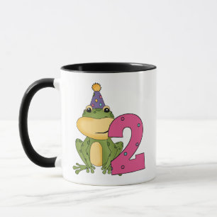 Taza Camisetas y regalos para el segundo cumpleaños de 