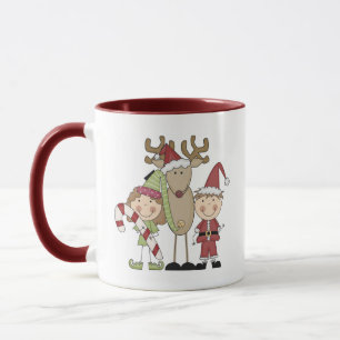 Taza Camisetas y regalos para renos y elfos