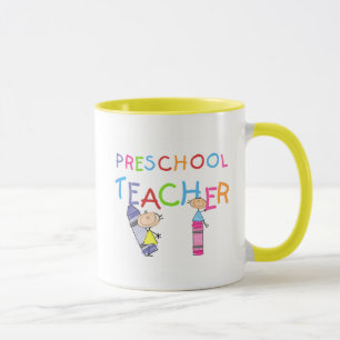 Taza Camisetas y regalos preescolares del profesor de