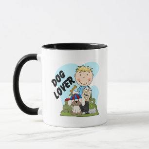 Taza Camisetas y regalos rubios del muchacho del amante
