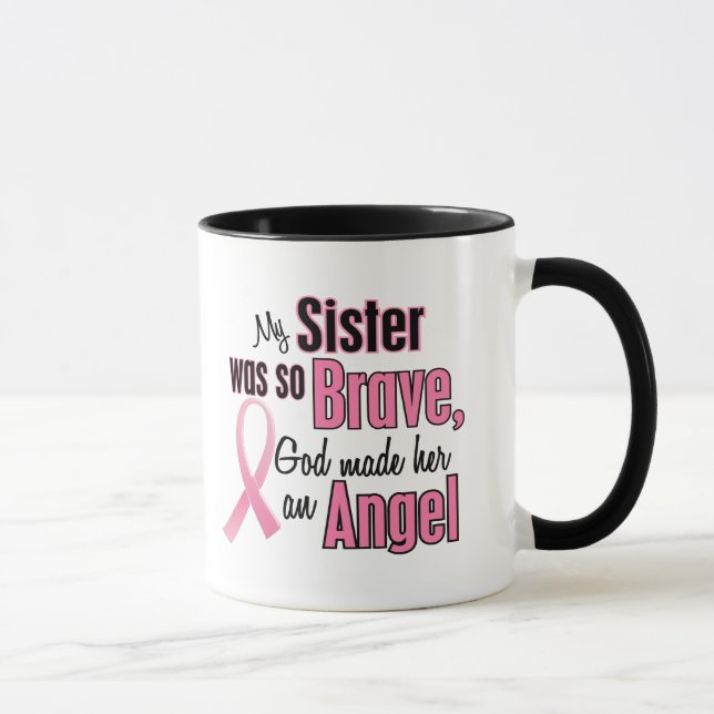 Taza Camisetas y ropa del cáncer de pecho de la HERMANA (Derecha)