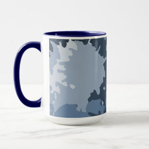 Taza Camo azul