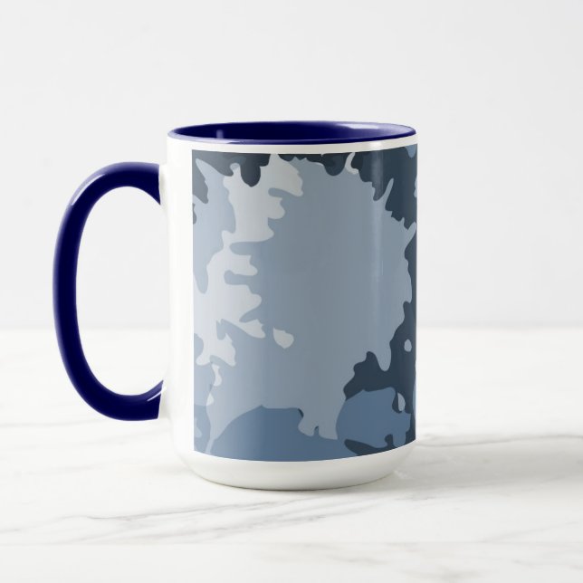 Taza Camo azul (Izquierda)