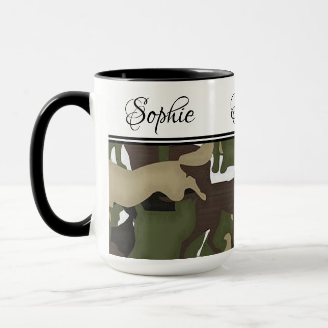 Taza Camo Dogs Mug (Izquierda)