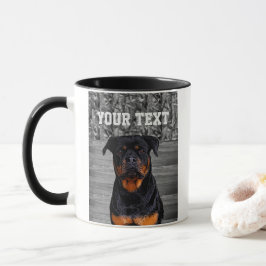 Taza Camo Rottweiler Perro Raza Nombre animal Mug