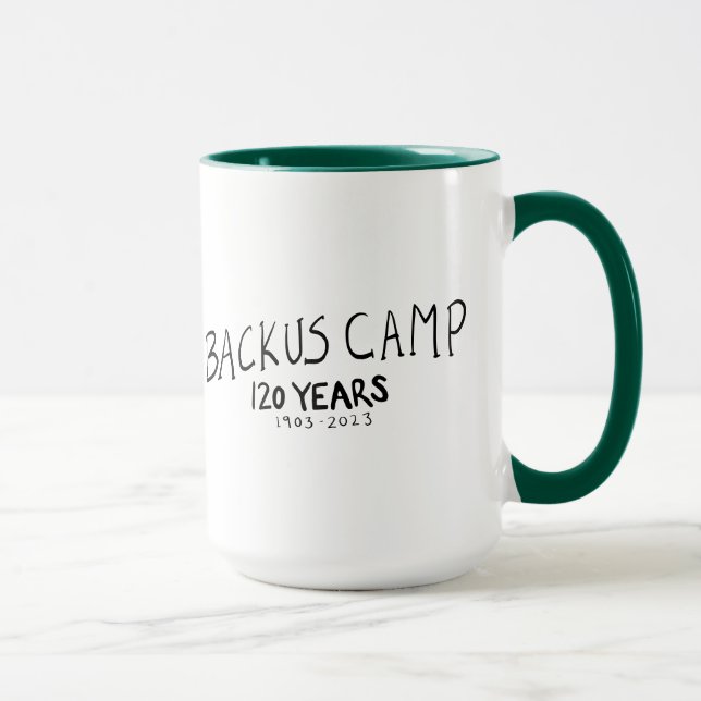 Taza Campamento Backus 120 años Mug (Derecha)