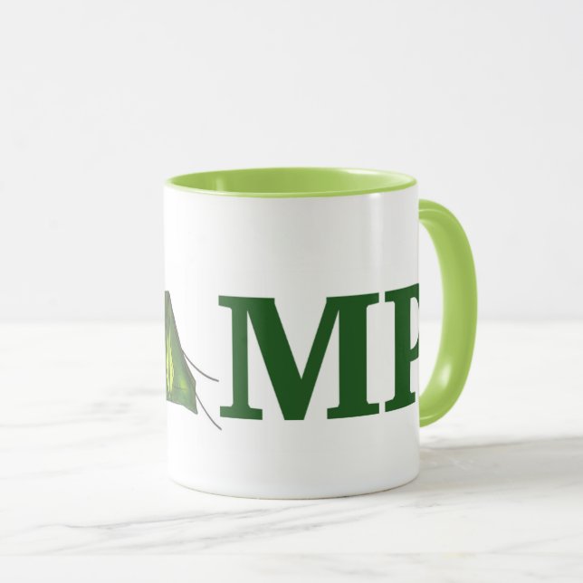 Taza Campamento campamento de verano excursionismo al a (Anverso derecho)