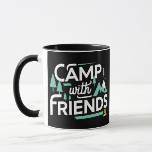 Taza Campamento con amigos, explora el área silvestre