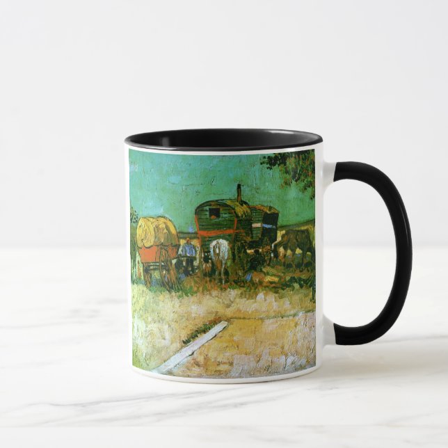Taza Campamento de gitanos Van Gogh Bella Artes (Derecha)