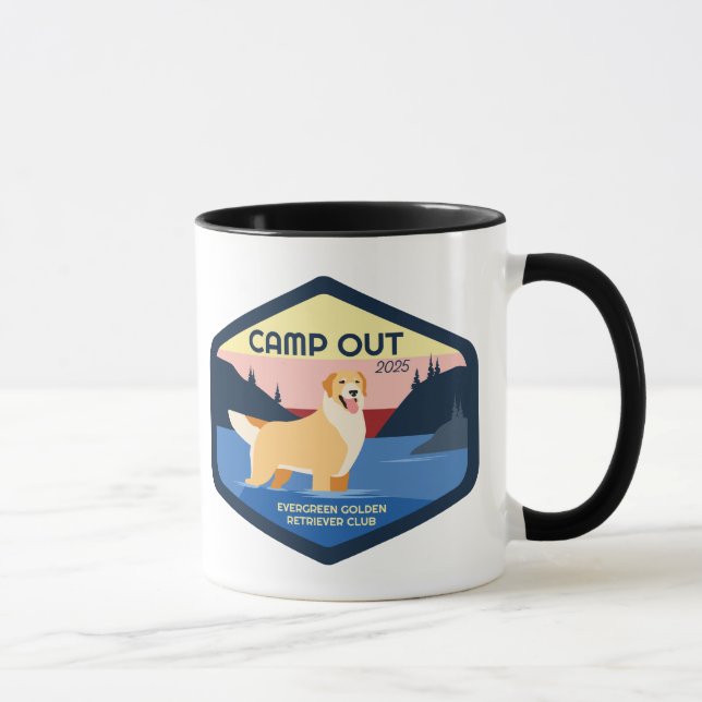 Taza Campamento fuera 2025 Golden Mug (Derecha)
