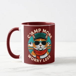 Taza Campamento más preocupación menos