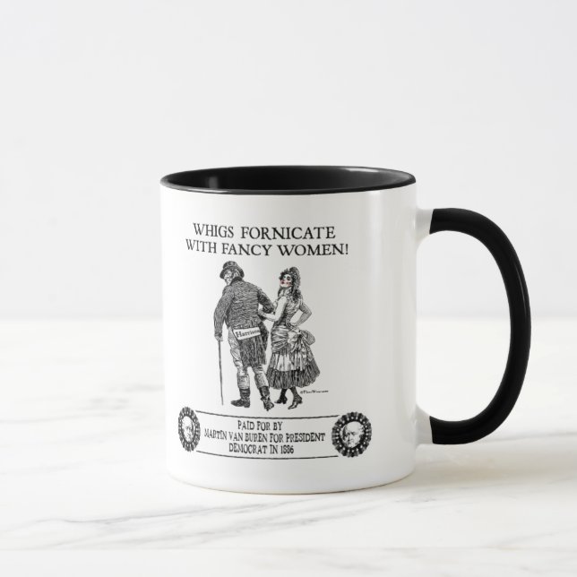 Taza Campaña de Martin Van Buren 1836 (Derecha)