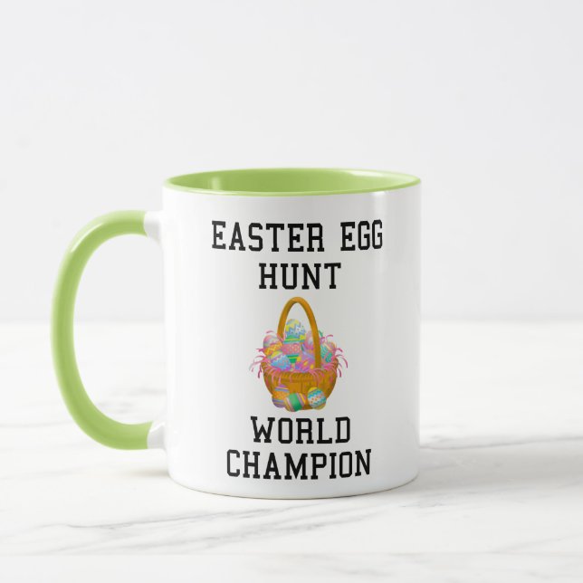 Taza Campeón mundial de caza de huevos de Pascua (Izquierda)