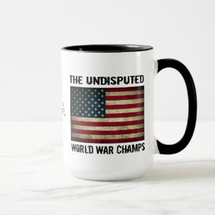 Taza Campeones indiscutibles de la guerra mundial -