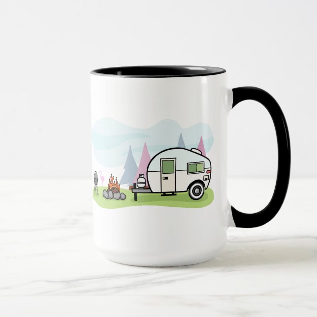 Taza Camper Trailer feliz (Derecha)