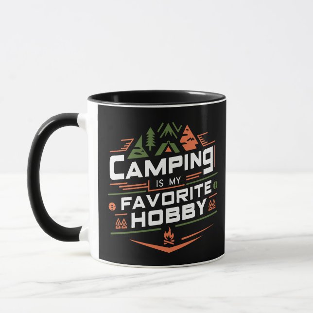 Taza Camping es mi pasatiempo favorito (Izquierda)