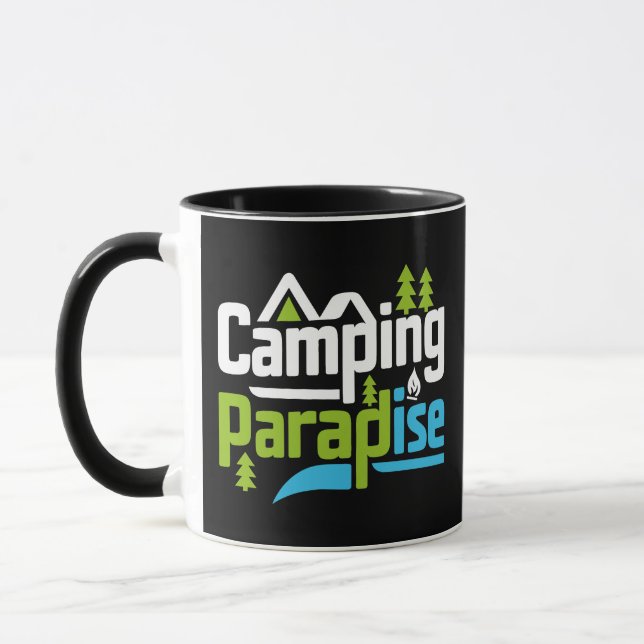 Taza Camping Paradise, Explore la belleza de la natural (Izquierda)