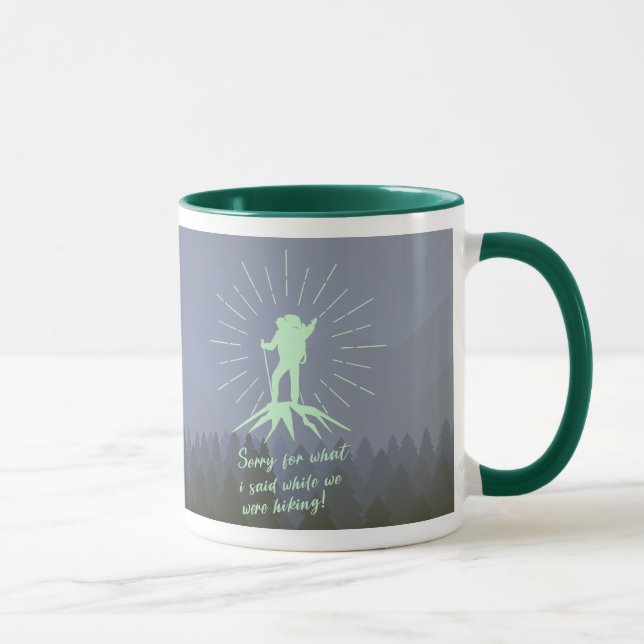 Taza Camping Perdón por lo que dije mientras íbamos de  (Derecha)
