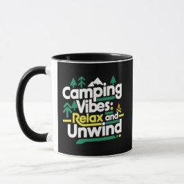 Taza Camping Vibes : Relájate