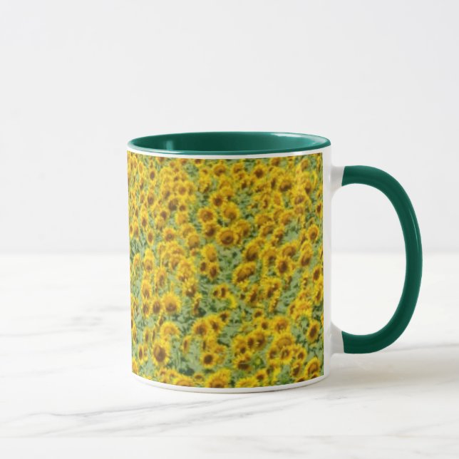 Taza Campo amarillo del girasol (Derecha)
