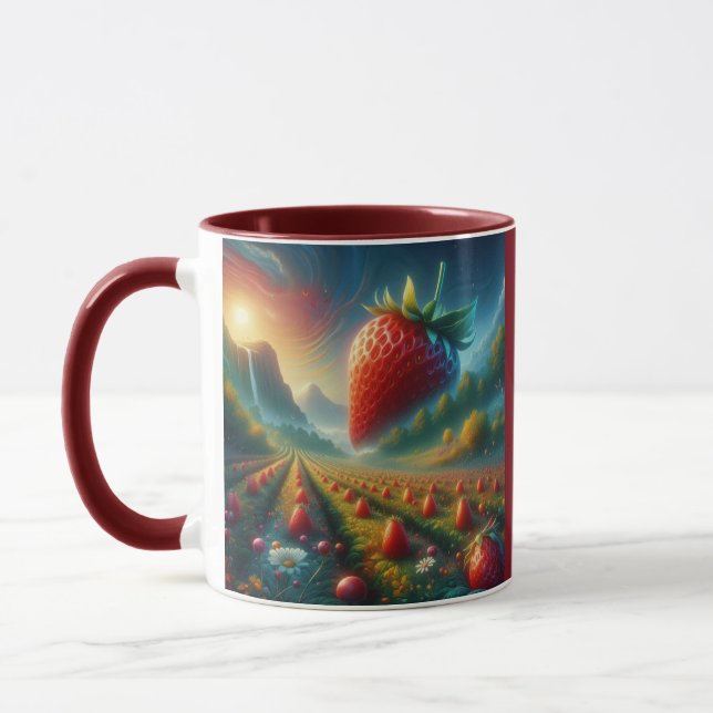 Taza Campo de fresa de sueños (Izquierda)