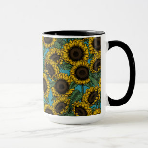 Taza Campo de girasol