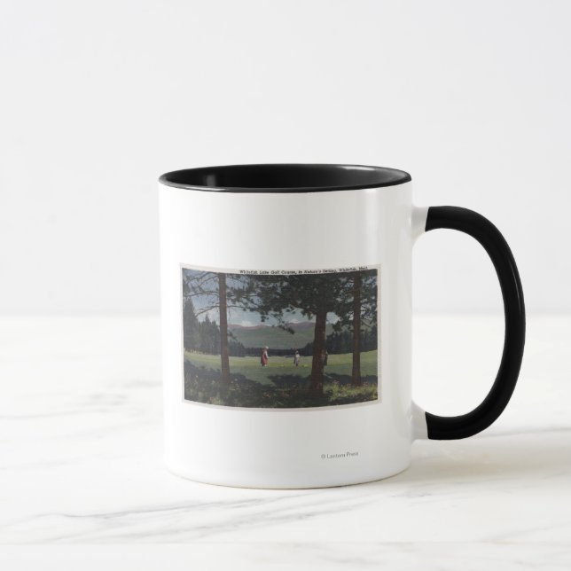 Taza Campo de golf Whitefish, Montana - Whitefish Lake (Derecha)