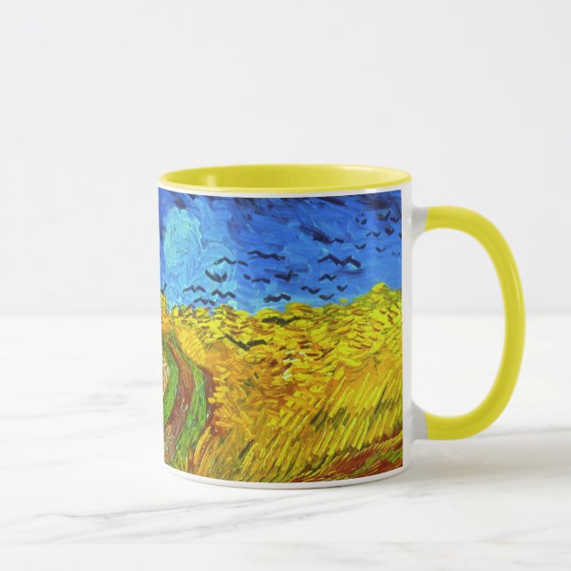 Taza Campo de trigo con Crows Van Gogh Bella Artes (Derecha)