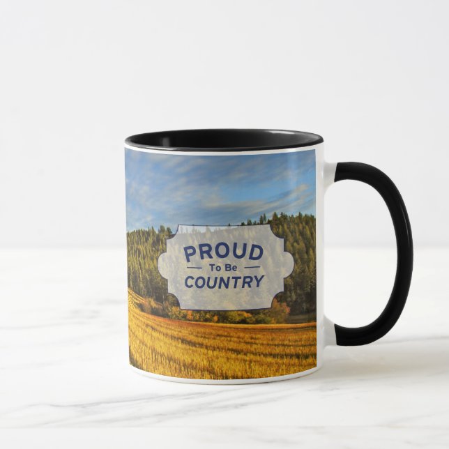 Taza Campo de trigo después de la cosecha (Derecha)