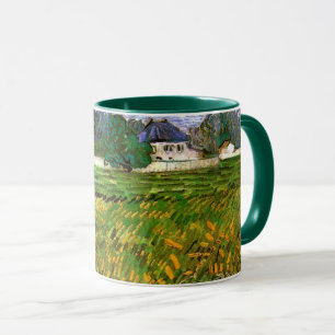 Taza Campo de trigo en Auvers de Vincent van Gogh