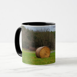 Taza Campo en un día nublado