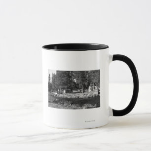 Taza Campo Sherman, opinión de Oregon de las cabinas d