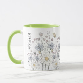Taza Campo vibrante de flores silvestres
