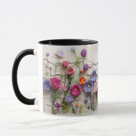 Taza Campos de flores silvestres 3D