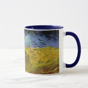 Taza Campos de trigo con cuervos de Van Gogh