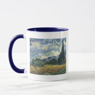 Taza Campos de trigo de Vincent van Gogh con los