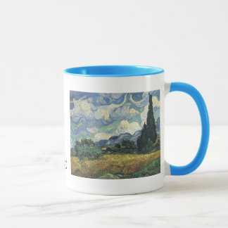 Taza Campos de trigo de Vincent van Gogh con los