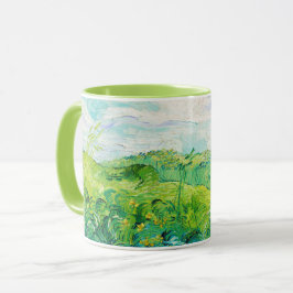 Taza Campos de Trigo Verde, Van Gogh
