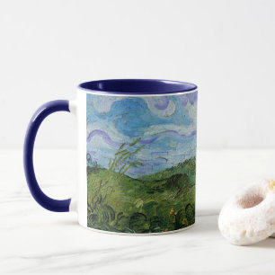 Taza Campos de trigo verdes de Vincent van Gogh