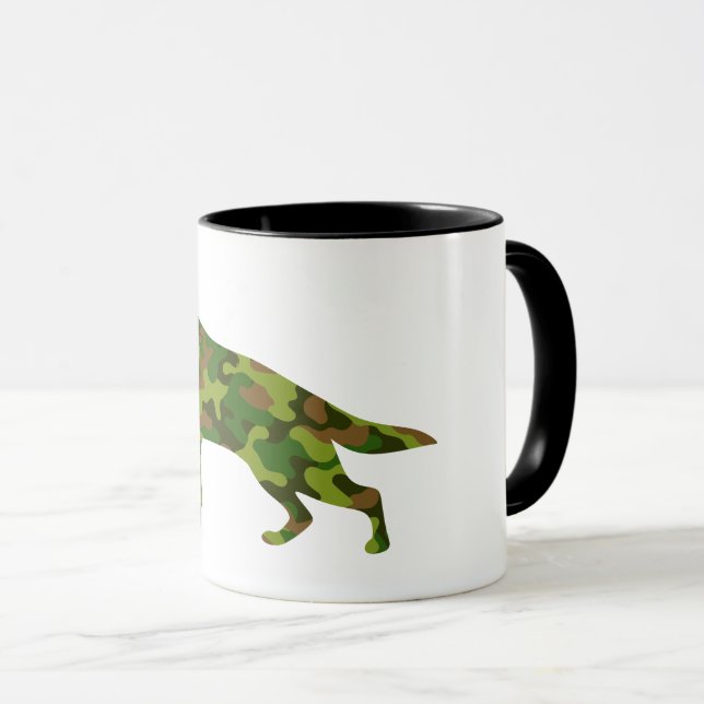 Taza Camuflaje verde del ejército de Shepard alemán (Anverso derecho)