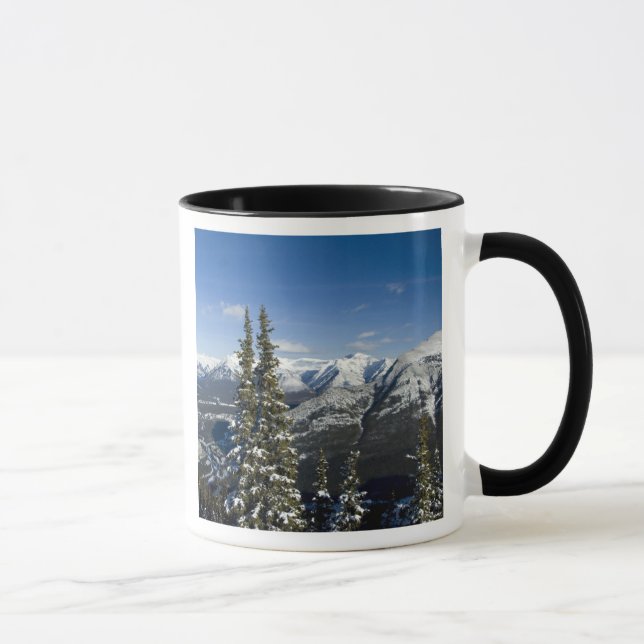 Taza Canadá, Alberta, Banff. Vistas al valle de Bow (Derecha)