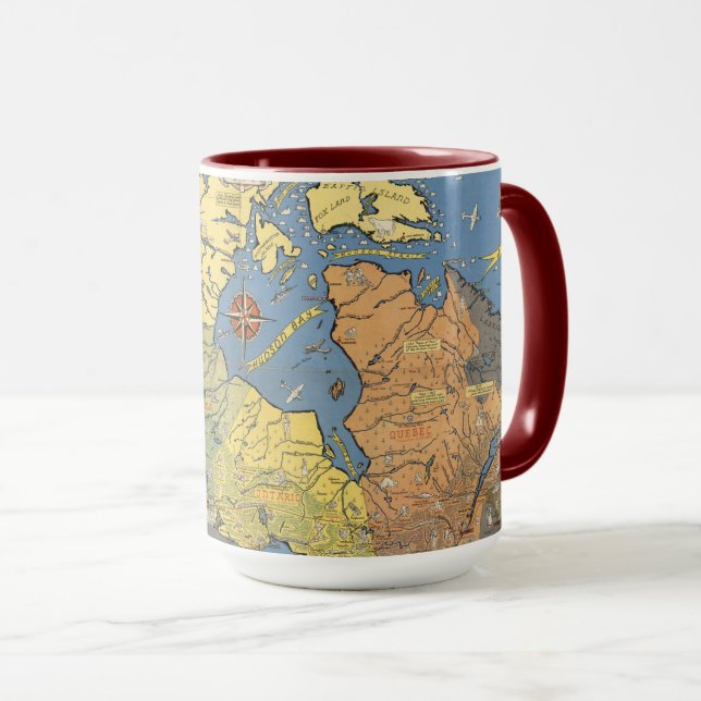 Taza Canadá En Guerra (Anverso derecho)