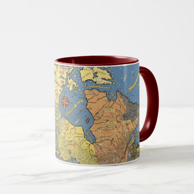 Taza Canadá En Guerra (Anverso derecho)