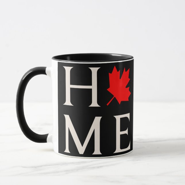 Taza canada home maple leaf canadian (Izquierda)