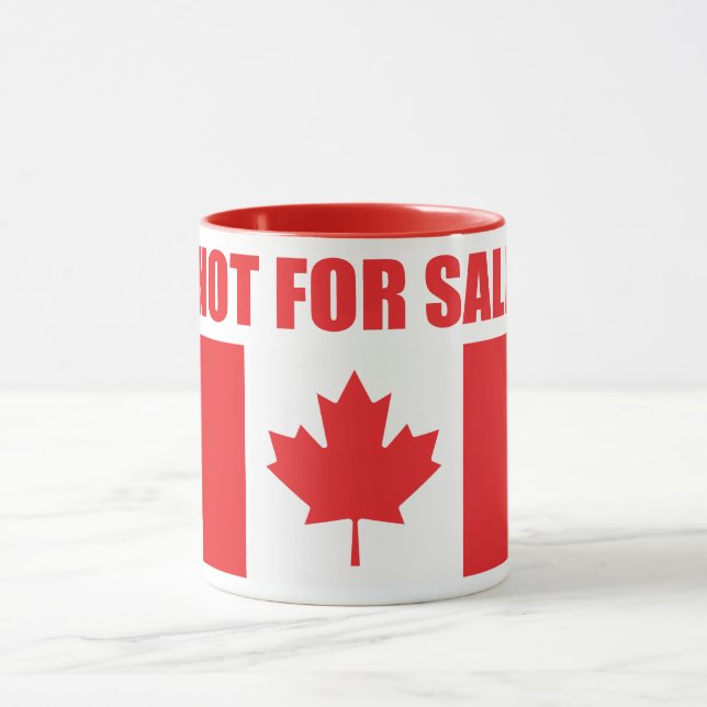 Taza Canadá NO está en venta (Centro)