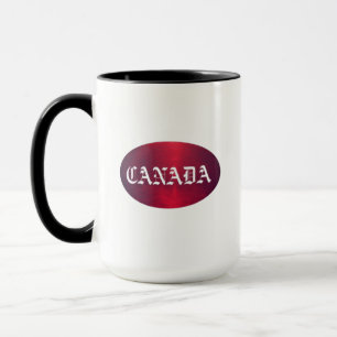 Taza canadá oval